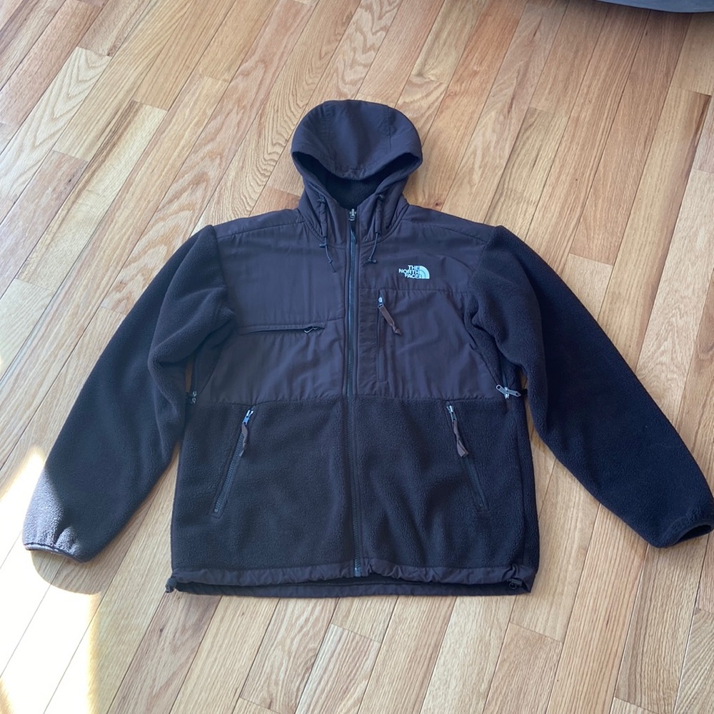 Men’s Northface fleece jacket with hood